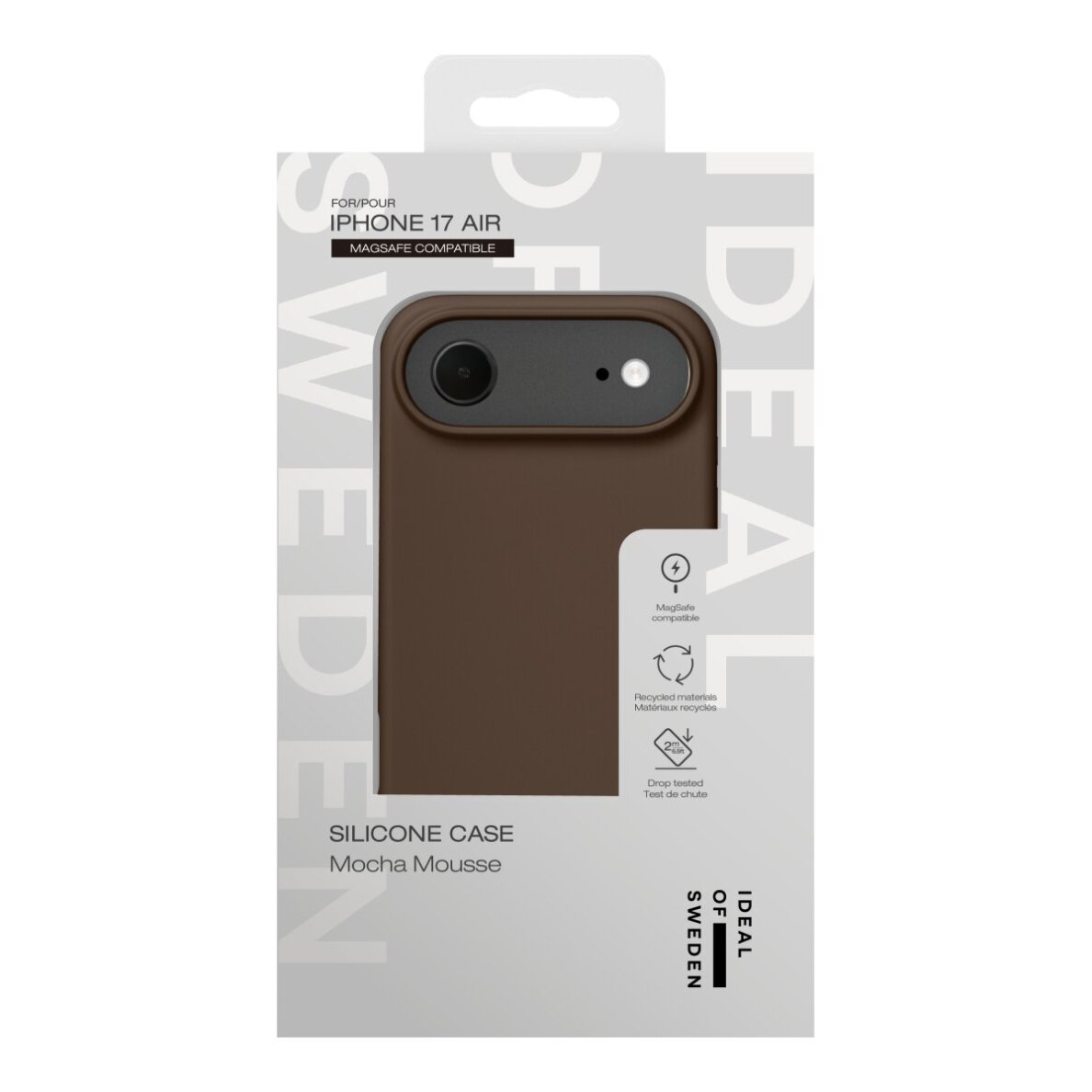 iPhone AIR iDeal Of Sweden Silicone MagSafe Mocha Mousse nugarėlė 4