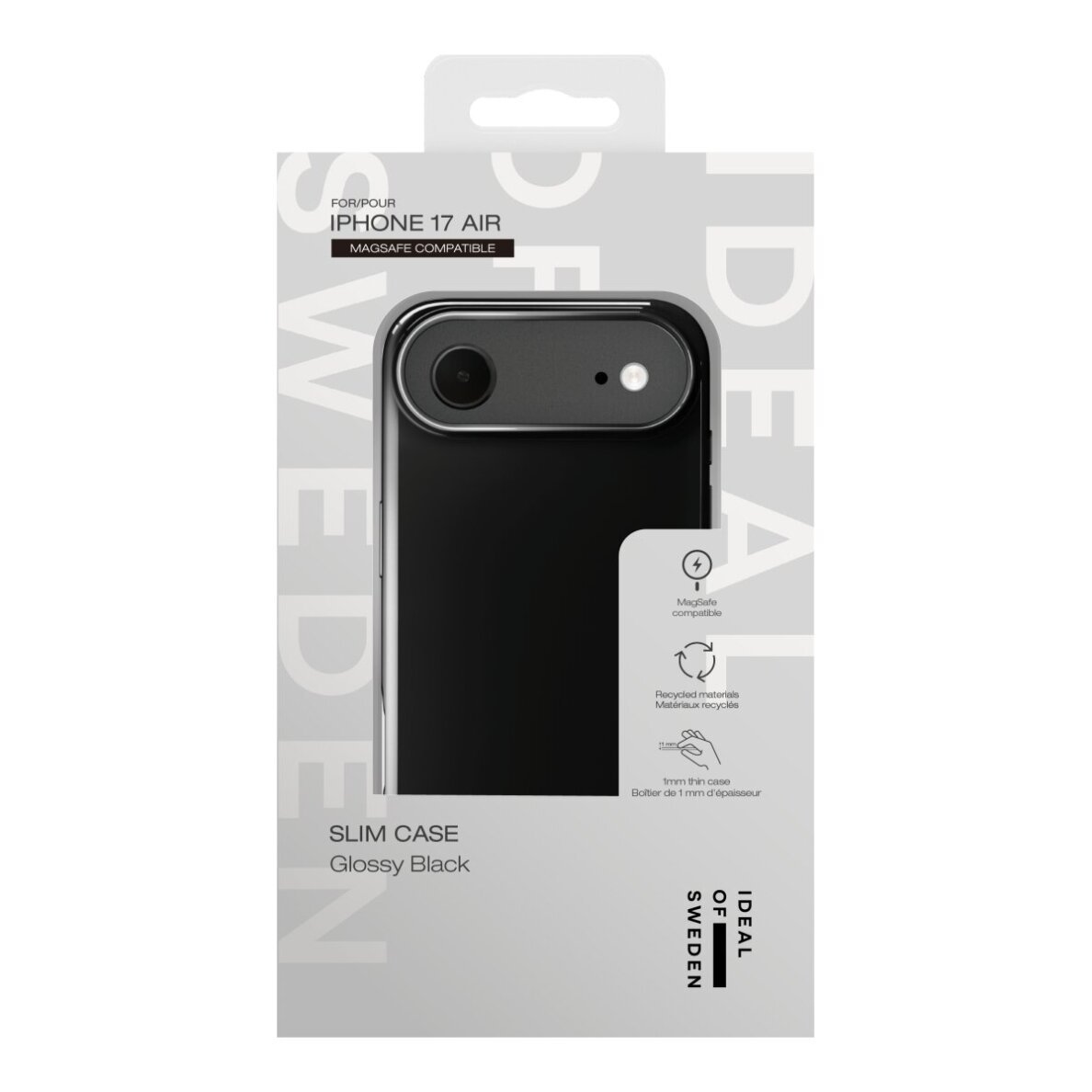 iPhone AIR iDeal Of Sweden Slim MagSafe Glossy Black nugarėlė 3