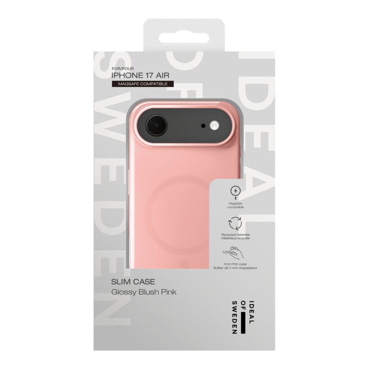 iPhone AIR iDeal Of Sweden Slim MagSafe Glossy Blush Pink nugarėlė 3