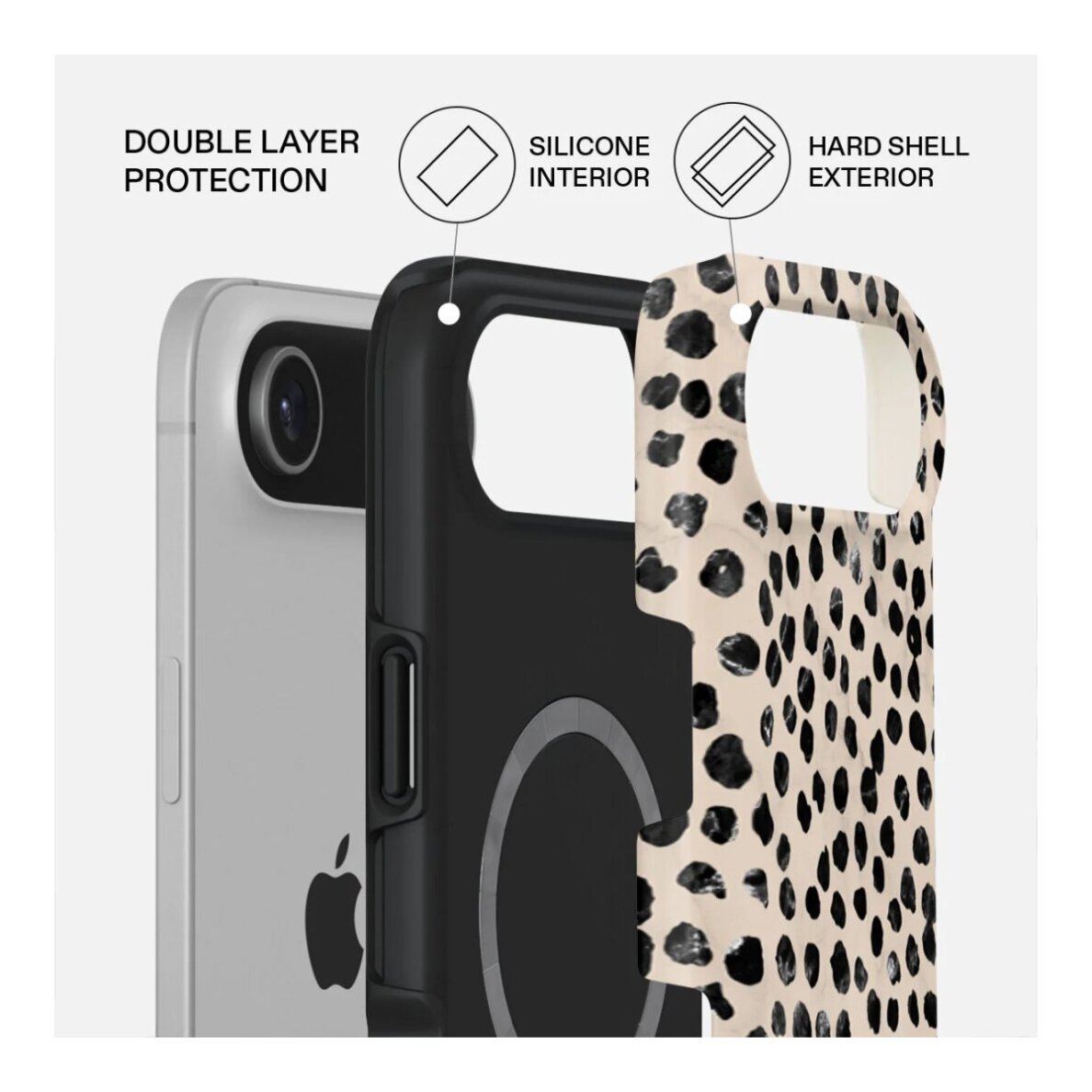 iPhone AIR MagSafe Almond Latte Tough BURGA nugarėlė 1