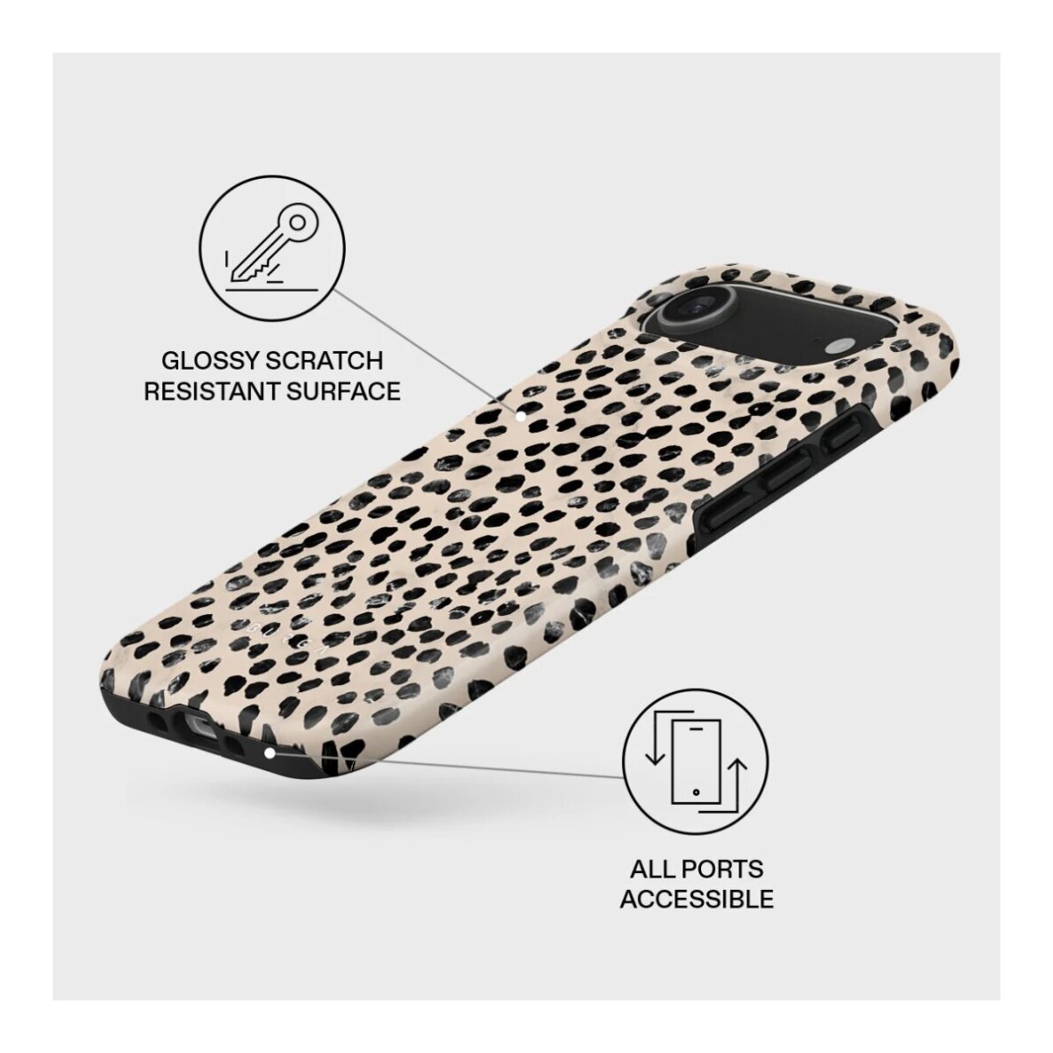 iPhone AIR MagSafe Almond Latte Tough BURGA nugarėlė 2