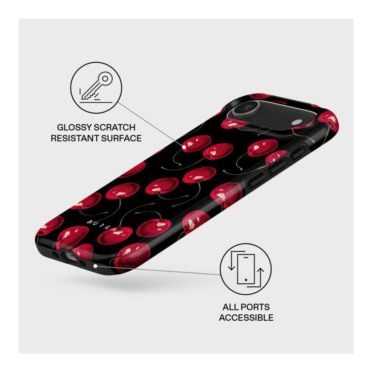 iPhone AIR MagSafe Cherrybomb Tough BURGA nugarėlė 2