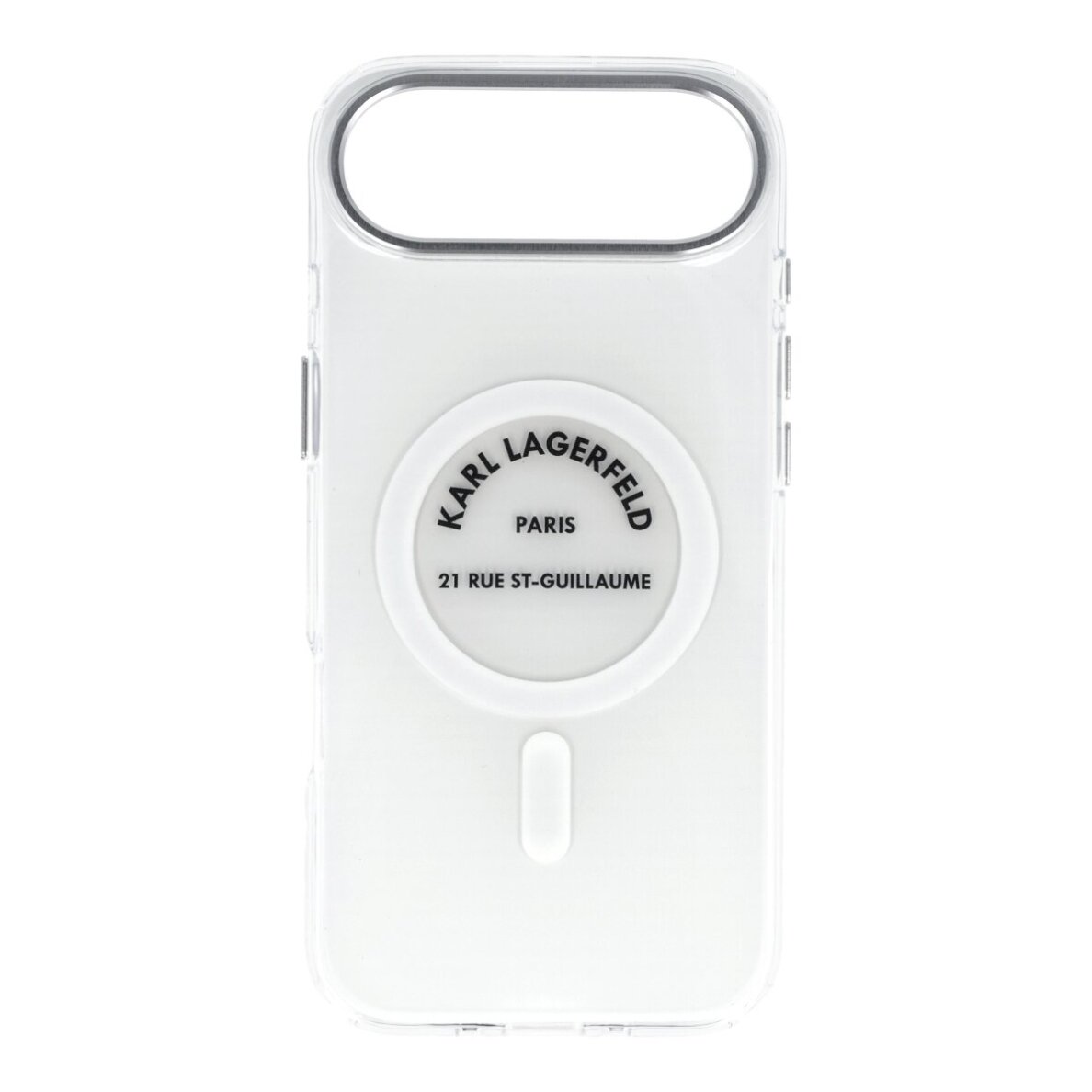 iPhone AIR transparent MagSafe IML Karl RSG Logo KARL LAGERFELD nugarėlė