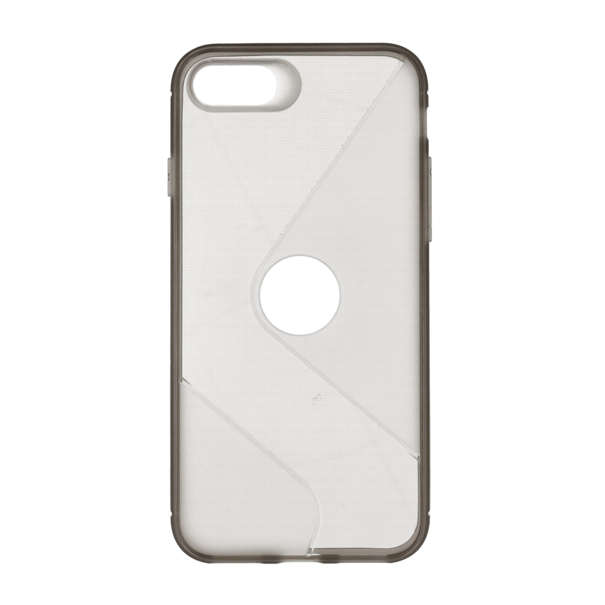 Iphone SE 2nd 2020 tamsiai skaidri S-CASE nugarėlė