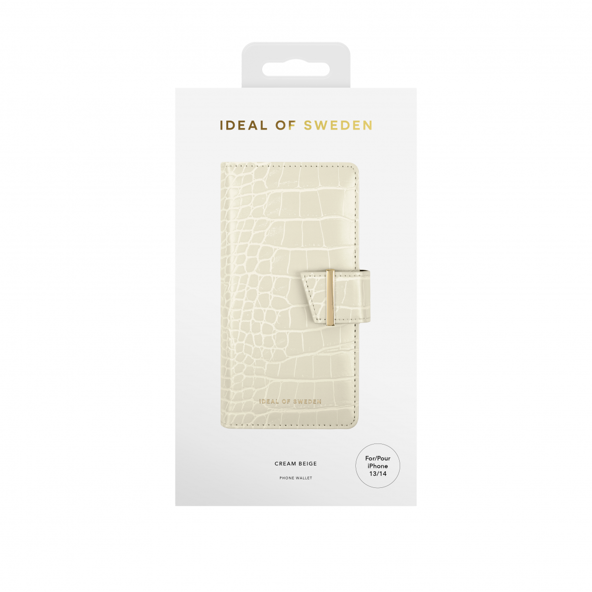 iPhone XR iDeal Of Sweden dėklas Wallet Beige 1