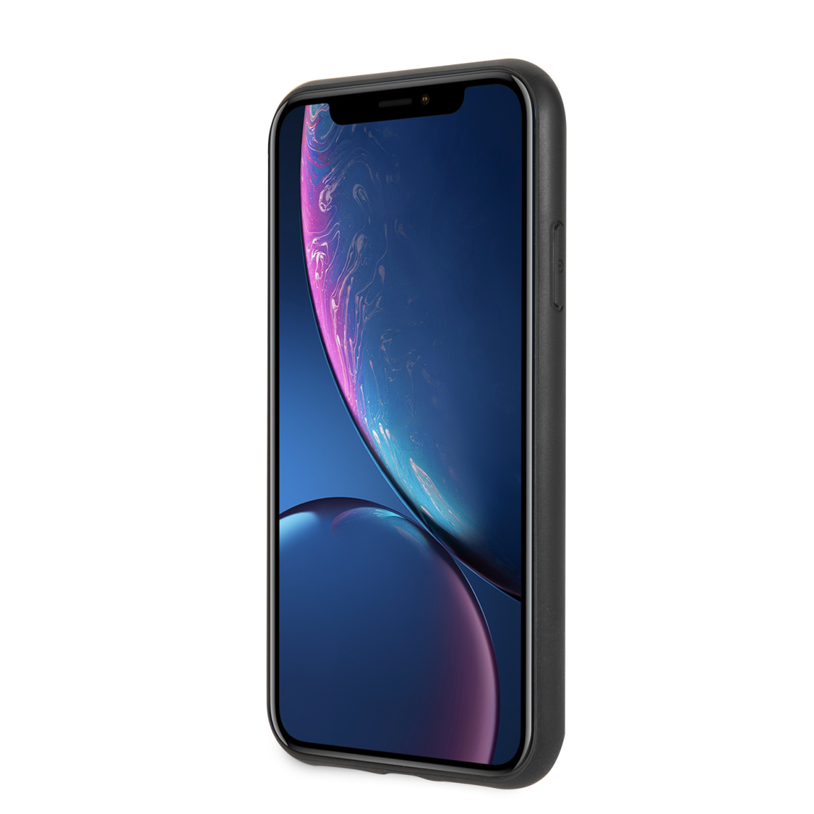 iPhone XR juoda GUESS nugarėlė GUHCI61HYMABK 1
