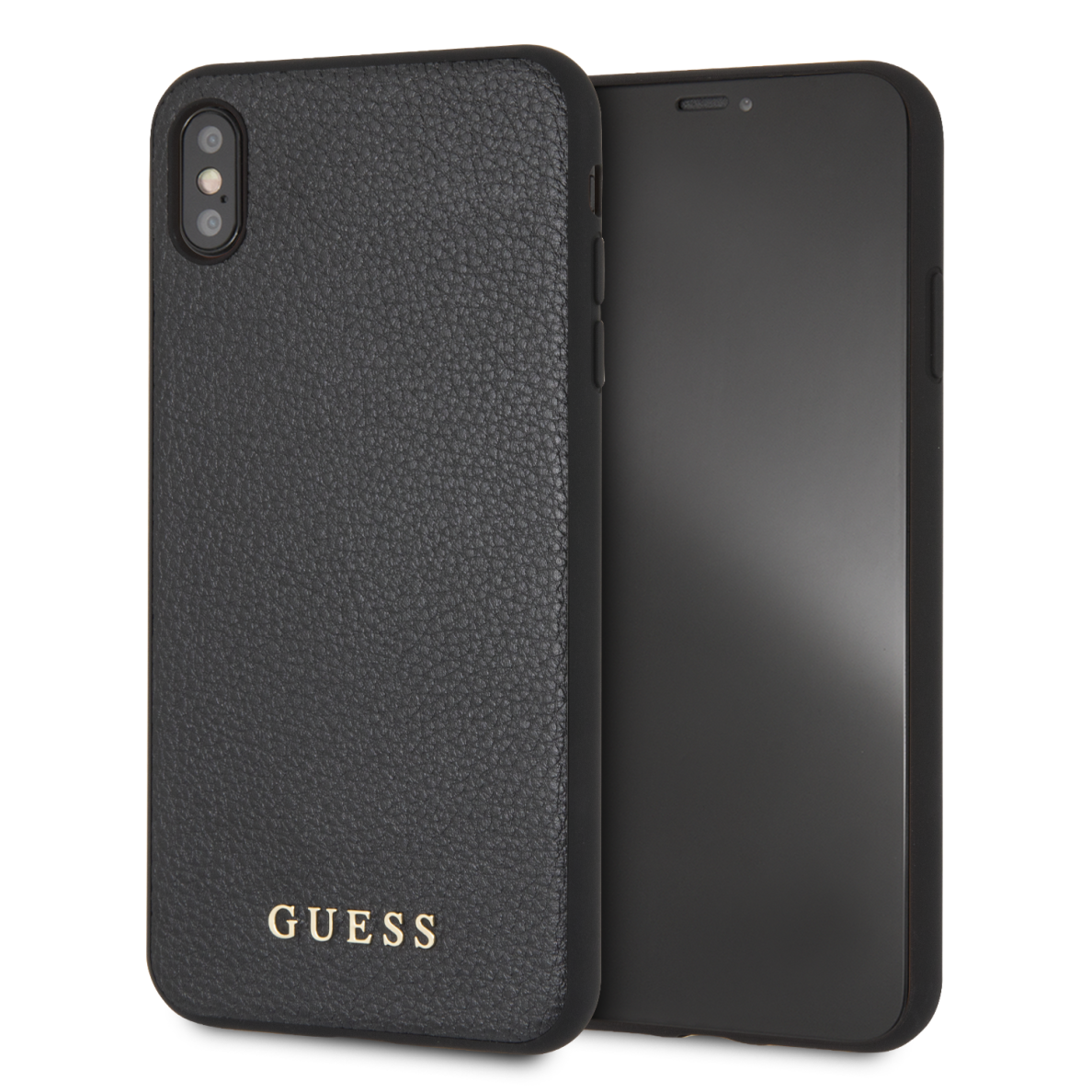 iPhone XS MAX juoda GUESS nugarėlė GUHCI65IGLBK