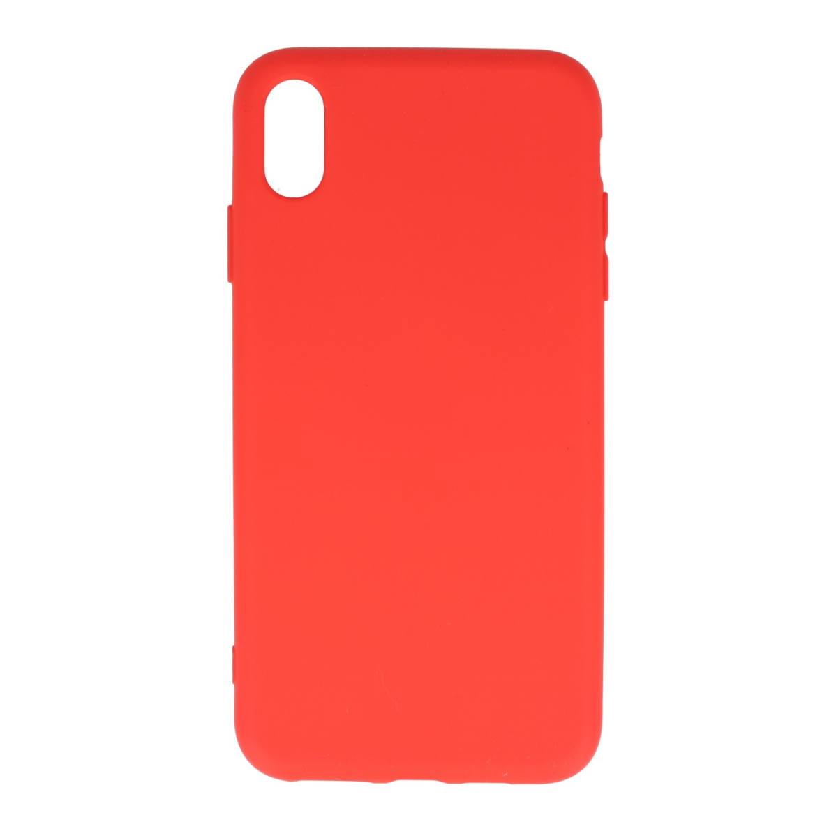iPhone XS MAX raudona SILICONE LITE nugarėlė
