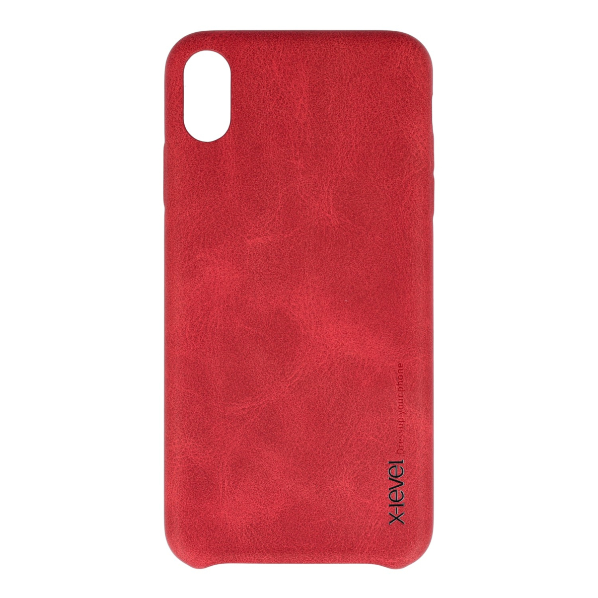 iPhone XS MAX raudona VINTAGE nugarėlė