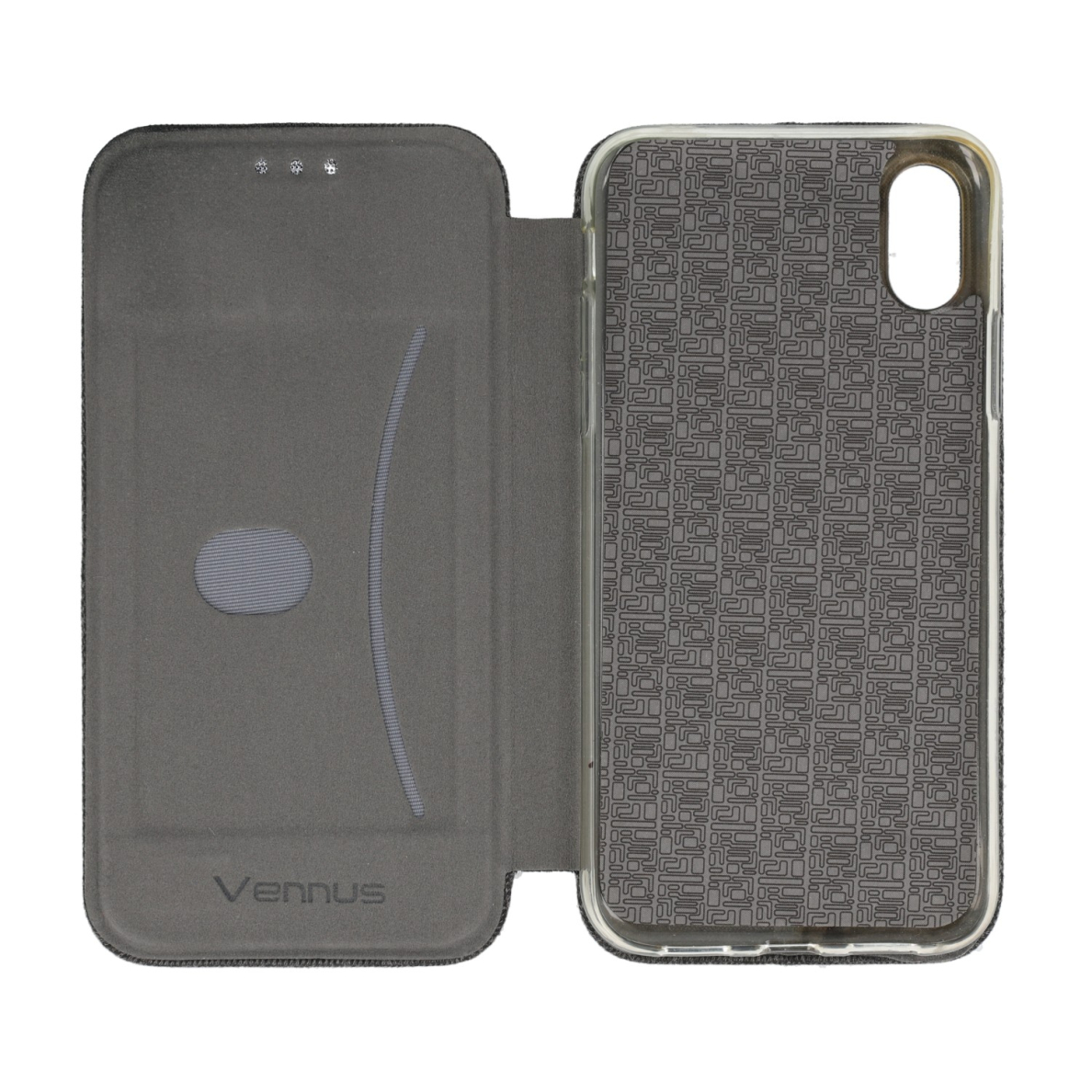 Iphone X/XS juodas VENCOTTON dėklas 1