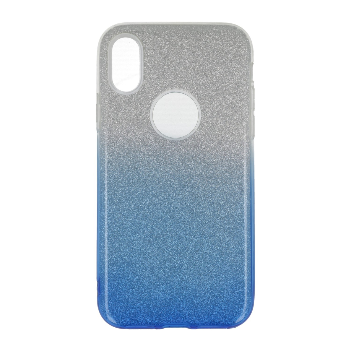 iPhone X/XS mėlyna GLITTER3 nugarėlė
