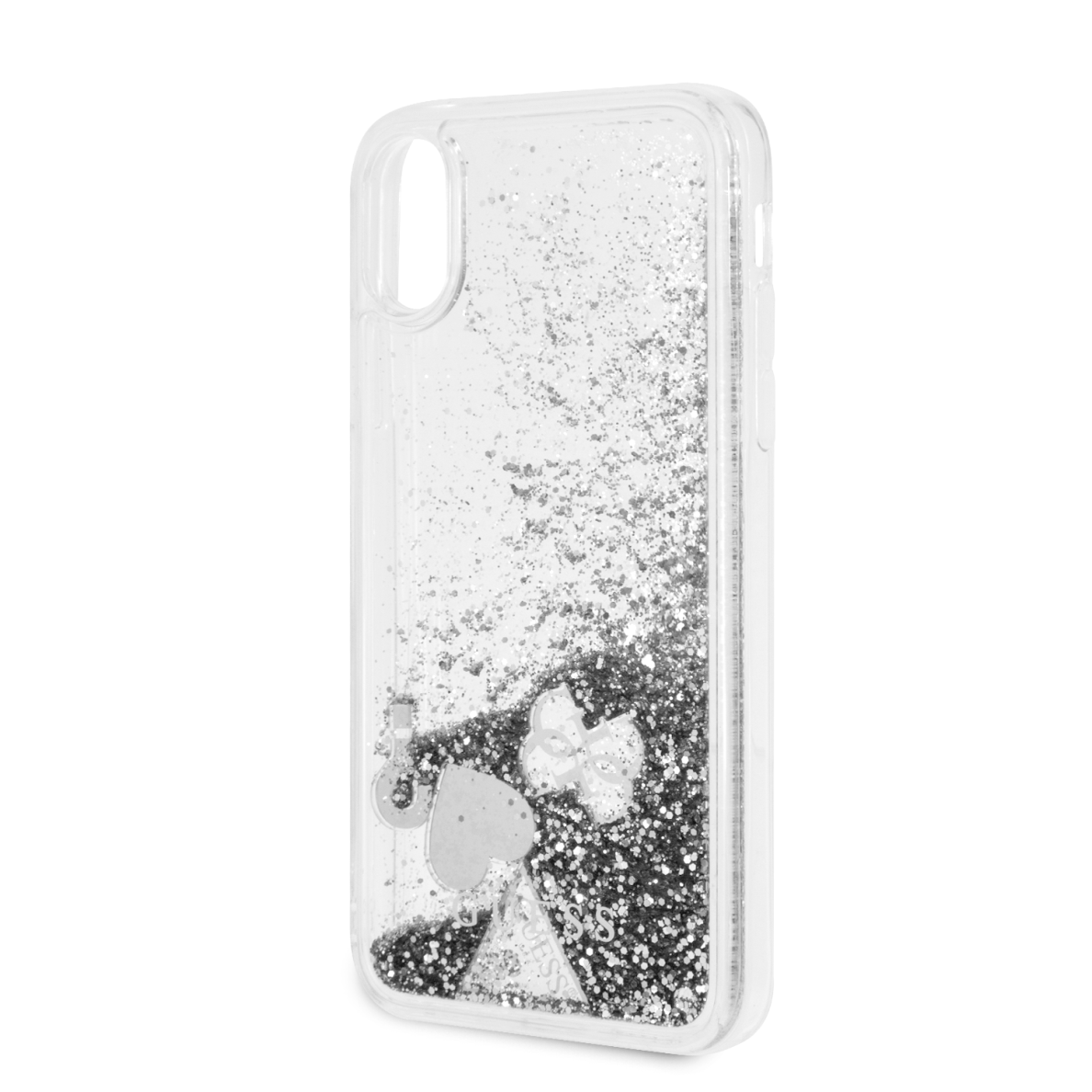 iPhone X/XS silver GUESS nugarėlė GUHCPXGLHFLSI 3