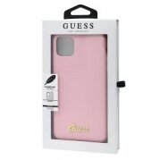 iPhone 11 Pro MAX šviesiai rožinė GUESS nugarėlė GUHCN65LSLMGLP 1