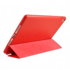 iPad 10.2 (2019) raudonas TRIFOLD dėklas su silikonu