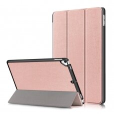 iPad 10.2 (2021/2020/2019)/iPad Pro/Air 10.5 rausvas TRIFOLD dėklas