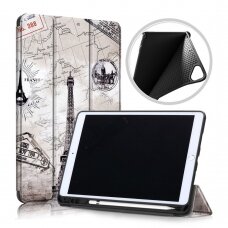 iPad 10.2 (2021/2020/2019)/iPad Pro/Air 10.5 silikoninis TRIFOLD dėklas Paris