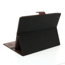 iPad Mini 4 juodas FANCY DIARY dėklas