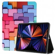 iPad PRO 11 2021/2020/2018/ AIR 10.9 2020 Colorful Geometry BIFOLD dėklas