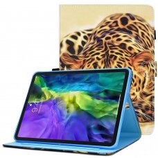 iPad PRO 11 2021/2020/2018/ AIR 10.9 2020/2022 fashion dėklas Leopard