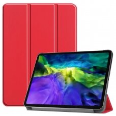iPad PRO 11 2021/2020/2018/ AIR 10.9 2020/2022 raudonas TRIFOLD dėklas