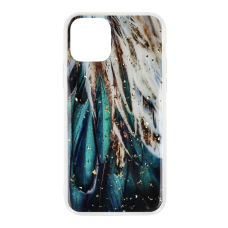 Iphone 11 PRO Gold Glam Feathers nugarėlė