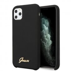 iPhone 11 Pro MAX juoda GUESS nugarėlė GUHCN65LSLMGBK