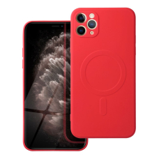 iPhone 11 PRO MAX raudona MagSilicone nugarėlė