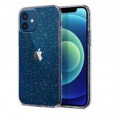 iPhone 11 PRO MAX clear Crystal Glitter nugarėlė