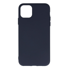 iPhone 11 PRO MAX tamsiai mėlyna SILICONE LITE nugarėlė