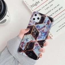 iPhone 11 Pro Max Tracy nugarėlė Geometric marble blue