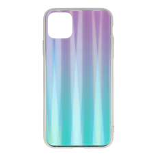 iPhone 11 PRO MAX violetinė+žalia AURORA2 nugarėlė