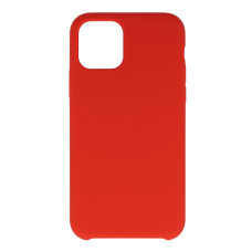 iPhone 11 Pro raudona no hole SILICONE nugarėlė
