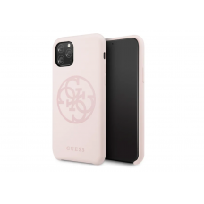 iPhone 11 PRO šviesiai rožinė GUESS nugarėlė GUHCN58LS4GLP