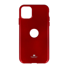 Iphone 11 red MERCURY JELLY nugarėlė with hole