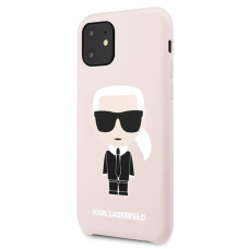 iPhone 11 šviesiai rožinė KARL LAGERFELD nugarėlė KLHCN61SLFKPI