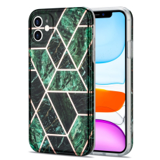 iPhone 11 Tracy nugarėlė Geometric marble green
