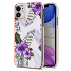iPhone 11 Tracy nugarėlė PURPLE FLOWER