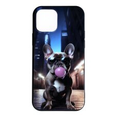 iPhone 12 / 12 PRO black nugarėlė Bulldog Design00322
