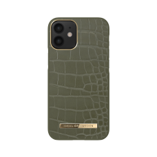 iPhone 12 MINI iDeal Of Sweden nugarėlė Intense Khaki Croco iPhone 12 MINI iDeal Of Sweden nugarėlė Intense Khaki Croco
