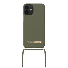 iPhone 12 MINI iDeal Of Sweden Ordinary Necklace nugarėlė Cool Khaki