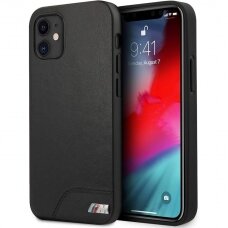 iPhone 12 MINI juoda BMW nugarėlė BMHCP12SMHOLBK
