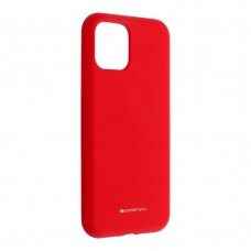 iPhone 12 MINI red MERCURY SILICONE nugarėlė