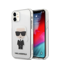 iPhone 12 MINI skaidri KARL LAGERFELD nugarėlė KLHCP12STRIK