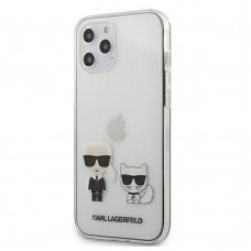 iPhone 12 PRO MAX skaidri KARL LAGERFELD nugarėlė KLHCP12LCKTR