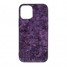 Iphone 12 Pro Max violetinė EPOXY MARBLE nugarėlė