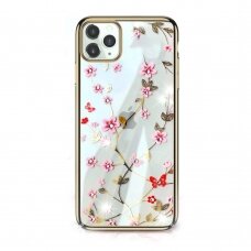 iPhone 12/12 PRO aukso spalvos SULADA Bloom nugarėlė