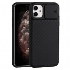 iPhone 12/12 PRO juoda Tracy CAMSHIELD nugarėlė
