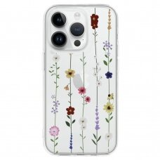 iPhone 12/12PRO clear Flower nugarėlė Design4