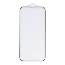 iPhone 13 / 13 PRO / 14 / 16e / 17e black pilnas OTAO MATTE apsauginis stiklas