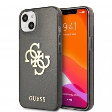 iPhone 13 juoda glitter GUESS nugarėlė GUHCP13MPCUGL4GBK